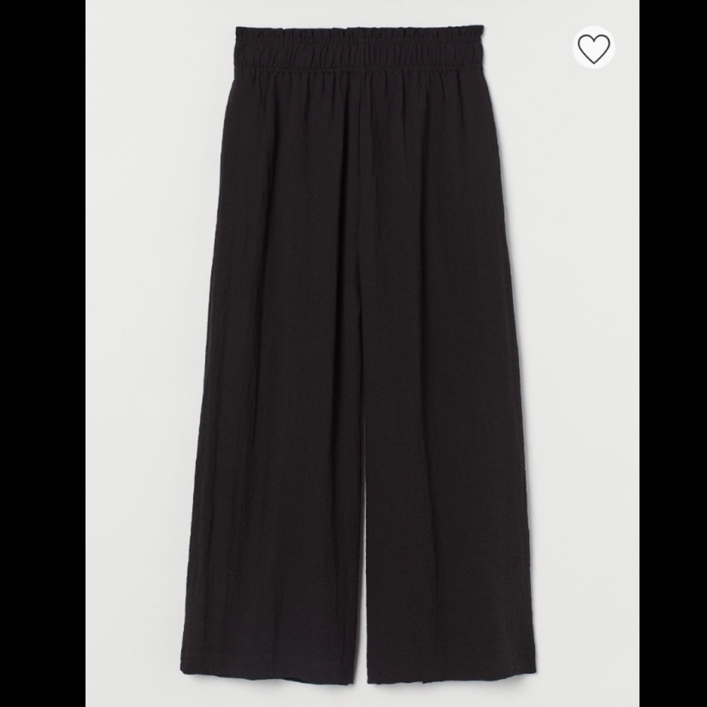 H&M Black Wide Leg Pants